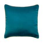 kussen satijn petrol 45x45cm, Huis en Inrichting, Woonaccessoires | Overige, Verzenden, Nieuw