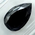 Diamant - 4.24 ct - Peer - Black - N/A, Sieraden, Tassen en Uiterlijk, Edelstenen, Nieuw