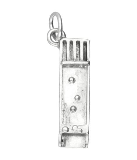 Zilveren Sjoelbak ketting hanger, Sieraden, Tassen en Uiterlijk, Kettinghangers, Verzenden