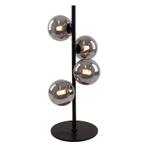Design tafellamp grijs, Remo, met schakelaar, Huis en Inrichting, Lampen | Tafellampen, Design, Nieuw, Ophalen of Verzenden, Glas
