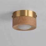 LED Plafondlamp Hout – Modern Opbouw Licht Woonkamer Gang, Huis en Inrichting, Lampen | Spots, Verzenden, Nieuw