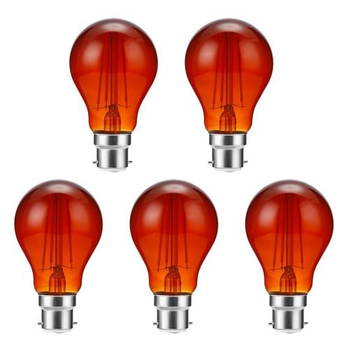 SPL Ba22d LED Lamp 8W Vuur Amber - Dimbaar - Geschikt voor, Huis en Inrichting, Lampen | Losse lampen, Nieuw, Verzenden
