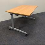 Ahrend bureau 120x80 cm, hoogte instelbaar, verrijdbaar,, Ophalen of Verzenden, Gebruikt, Bureau
