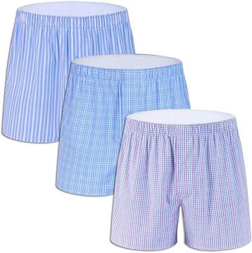 Boxershorts - Set van 3 - XL - Geruit - 100% Katoen beschikbaar voor biedingen