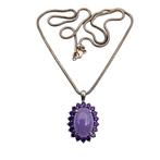 Zonder Minimumprijs - 3-delige sieradenset Zilver - Amethist, Sieraden, Tassen en Uiterlijk, Antieke sieraden