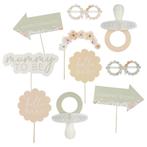 Babyshower Photobooth Props 10st, Verzenden, Nieuw