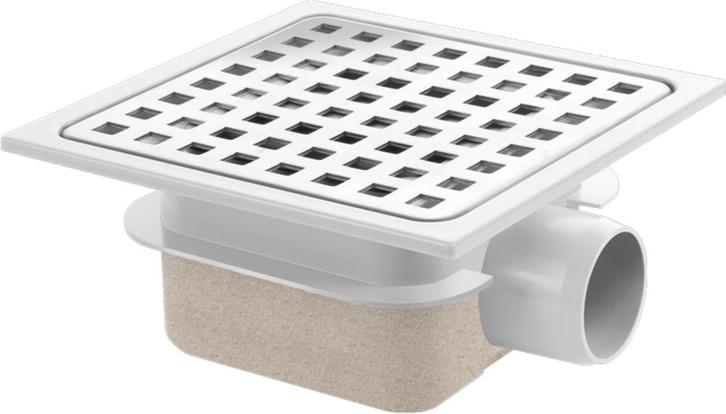 Afvoer Put  | ABS puthuis | RVS rooster | 150 x 150 mm |..., Zakelijke goederen, Horeca | Meubilair en Inrichting, Verzenden