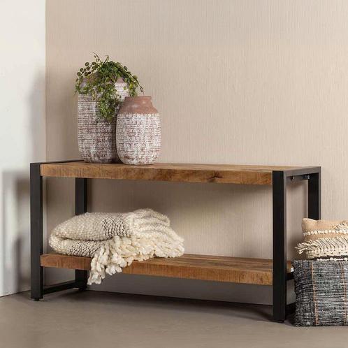 Tv-meubel Mangohout Britt 150 cm, Huis en Inrichting, Kasten | Televisiemeubels, 25 tot 50 cm, Nieuw, Overige houtsoorten, Minder dan 100 cm