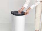 Brabantia Wasmand - met Deksel - 55 l - White / Kunststof, Huis en Inrichting, Verzenden, Zo goed als nieuw