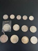 Nederland. Lot of 13 coins, various years (1944/2000), Postzegels en Munten