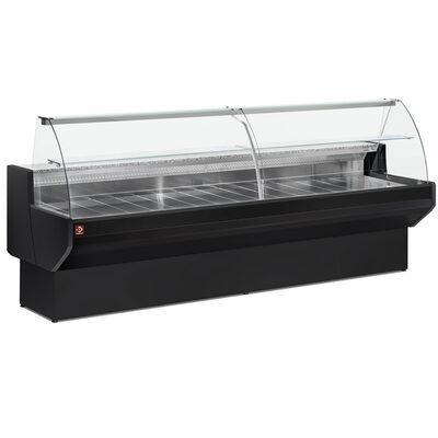 Gekoelde vitrinetoonbank met gebogen ruiten, met reserve -, Zakelijke goederen, Horeca | Keukenapparatuur, Nieuw in verpakking