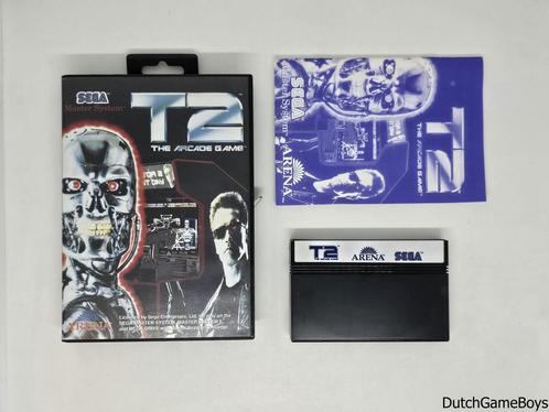 Sega Master System - T2 - Terminator 2 - The Arcade Game, Spelcomputers en Games, Games | Sega, Gebruikt, Verzenden