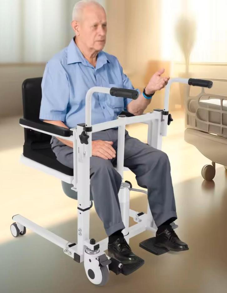 Hydraulische Transferstoel – Verstelbaar met Emmer ; Steun, Huis en Inrichting, Stoelen, Nieuw, Verzenden