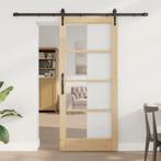 vidaXL Schuifdeur met Hardware Set 86x198,5 cm Massief, Verzenden, Nieuw