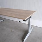 Zettoe Slinger zit-zit bureau, 160x80cm, H62-82cm, BR82, Ophalen of Verzenden, In hoogte verstelbaar, Gebruikt, Bureau