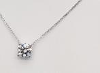 Halsketting - 18 karaat Witgoud - 1.01ct. tw. Diamant, Sieraden, Tassen en Uiterlijk, Nieuw