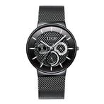Luxe Horloge Heren - Anoloog Kwarts Uurwerk voor Mannen, Verzenden, Nieuw, Lige