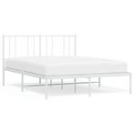 120x190 Bedframe Wit | Laatste Stuk!, Huis en Inrichting, Slaapkamer | Bedden, Verstelbaar, Nieuw, Twijfelaar, 120 cm