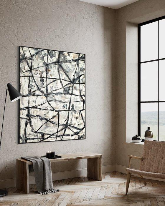 MiLo - Fractured Continuum - XXL, Antiek en Kunst, Kunst | Schilderijen | Modern