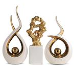 IvoQ Luxe Gouden Decoratie Beelden Set - Modern & Stijlvol, Antiek en Kunst, Verzenden