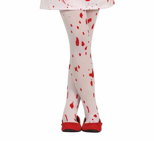 Rood Witte Halloween Legging Bloederig Kind, Hobby en Vrije tijd, Feestartikelen, Nieuw, Verzenden