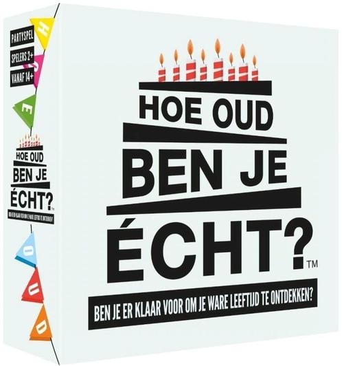 Hoe oud ben je echt? | Koelkastpoezie - Gezelschapsspellen, Hobby en Vrije tijd, Gezelschapsspellen | Bordspellen, Nieuw, Verzenden