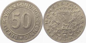 50 Pfennig Duitsland 50 Bremer Verrechnungspfennig Jn 44... beschikbaar voor biedingen