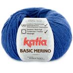 Katia Basic Merino - 45 blauw - Wol/Acryl Garen, Hobby en Vrije tijd, Breien en Haken, Ophalen of Verzenden, Nieuw