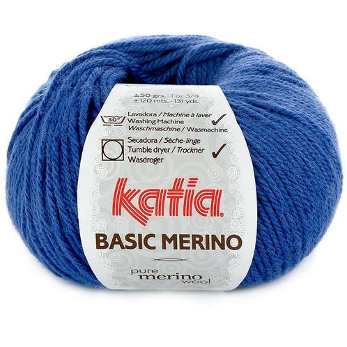 Katia Basic Merino - 45 blauw - Wol/Acryl Garen, Hobby en Vrije tijd, Breien en Haken, Ophalen of Verzenden