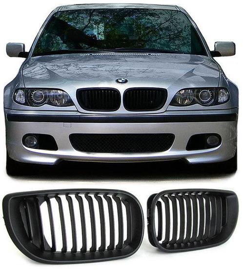 Mat Zwart Nieren BMW 3 Serie E46 Sedan/Touring 01-05 B0168, Auto-onderdelen, Carrosserie en Plaatwerk
