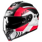 HJC C91N Kaon - Wit / Rood, Motoren, Nieuw met kaartje, Systeemhelm, Verzenden, HJC
