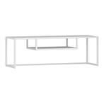 TV meubel Isokyrö metaal 120x40x40 cm wit [en.casa], Verzenden, Nieuw