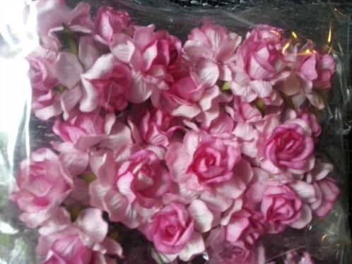 Mulberry roos Pink-Roze 2tone 5 cm./pak Mulberry roos, Huis en Inrichting, Woonaccessoires | Kunstplanten en Kunstbloemen, Nieuw