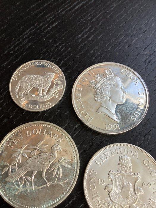 Wereld. 1964-1992 lot 6 stuks (Zonder Minimumprijs), Postzegels en Munten, Munten | Europa | Niet-Euromunten