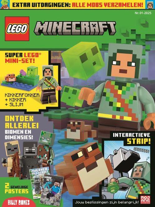 Lego Minecraft abonnement 9 nummers persoonlijk abonnement, Boeken, Tijdschriften en Kranten, Sport en Vrije tijd, Nieuw, Verzenden