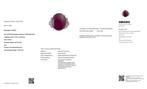 Cocktailring - 18 karaat Witgoud - 28.86ct. tw. Robijn -