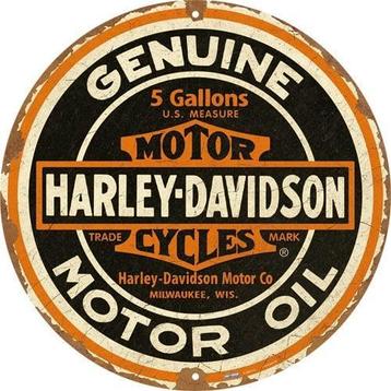 Wandbord Reclamebord Harley Davidson motor motoren schild beschikbaar voor biedingen