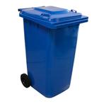Afvalcontainer 240 liter Blauw - Voor DIN-opname, Huis en Inrichting, Verzenden, Nieuw