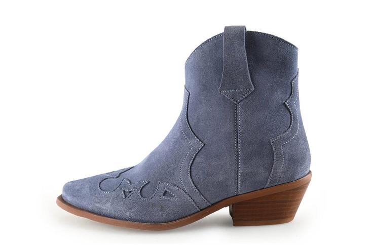 Manfield cowboy laarzen in maat 38 Blauw | 25% korting, Kleding | Dames, Schoenen, Blauw, Zo goed als nieuw, Verzenden