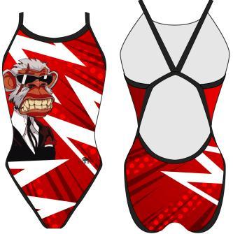 Special Made Turbo Sportbadpak Rev. Aap Samorai, Kleding | Dames, Badmode en Zwemkleding, Nieuw, Verzenden
