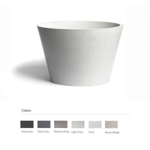 Opzet Wastafel Urbi et Orbi Circum Beton 38x26 cm Bruin, Doe-het-zelf en Verbouw, Sanitair, Overige typen, Nieuw, Ophalen of Verzenden