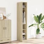vidaXL Kledingkast 30x50x200 cm bewerkt hout sonoma, Verzenden, Nieuw