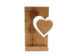 Zwevende hart decoratie van gerecycled hout (Beelden), Antiek en Kunst, Kunst | Beelden en Houtsnijwerken, Ophalen of Verzenden