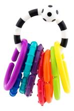 Sassy Multicolor Ring O Links Bijtspeeltje, Verzenden, Nieuw