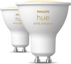 Philips Hue Spot - warm-tot koelwit licht - 2 pack - GU10, Huis en Inrichting, Lampen | Overige, Ophalen of Verzenden, Zo goed als nieuw