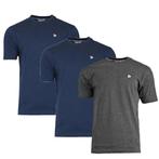Donnay Donnay Heren - 3-Pack - T-Shirt Vince - Navy &, Verzenden, Nieuw