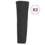vidaXL Heaterhoezen piramidevormig 2 st 86x47x241 cm 420D, Tuin en Terras, Verzenden, Nieuw