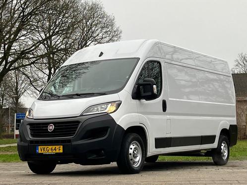 Fiat Ducato 33 2.3 MultiJet L3H2|NAP|EURO6|airco|cruise cont, Auto's, Bestelauto's, Dealer onderhouden, Lease, Zwart, Handgeschakeld