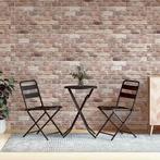 vidaXL Wandpanelen 10 st 3D 100x50 cm EPS bruin, Doe-het-zelf en Verbouw, Platen en Panelen, Verzenden, Nieuw