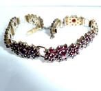 Zonder Minimumprijs - Armband Zilver - 6.75ct. tw. Granaat -, Nieuw